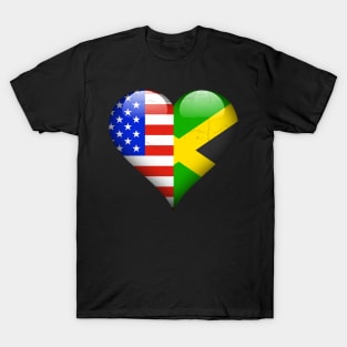 Half American Half Jamaican - Gift for Jamaican From Jamaica T-Shirt